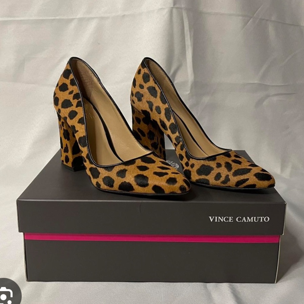Vince Camuto Leopard Pumps